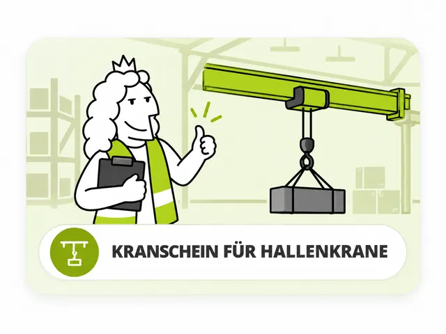 Hallenkran-Ausbildung mit August