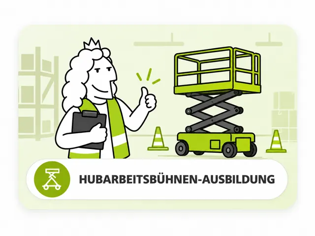 Hubarbeitsbühnen-Ausbildung mit August
