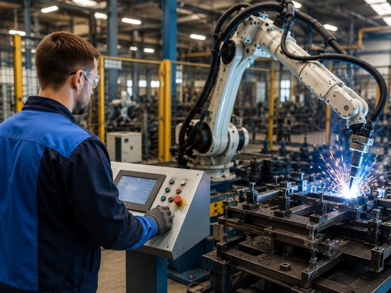Produktionsmitarbeiter – Schweißroboter bedienen – 3-Schicht – ab 15,33 €/h